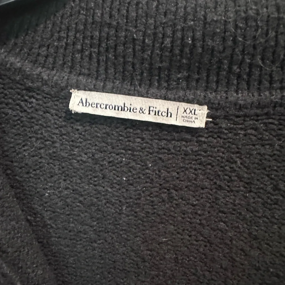 Abercrombie & Fitch Collar Black Chunky Long Sleeve Sweater Dress Sz XXL - Picture 3 of 9
